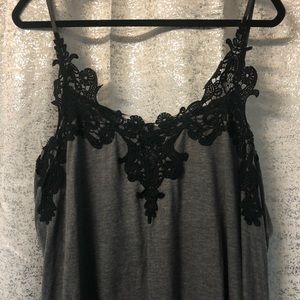 Rosegal Sexy Gray Lacy Camisole – China Size 5X (Fits Like US 3X) – NWT